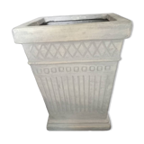 Square jardinière in Art Deco style in ceramic
