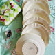 Sarreguemines plates, Digoin model, off-white color