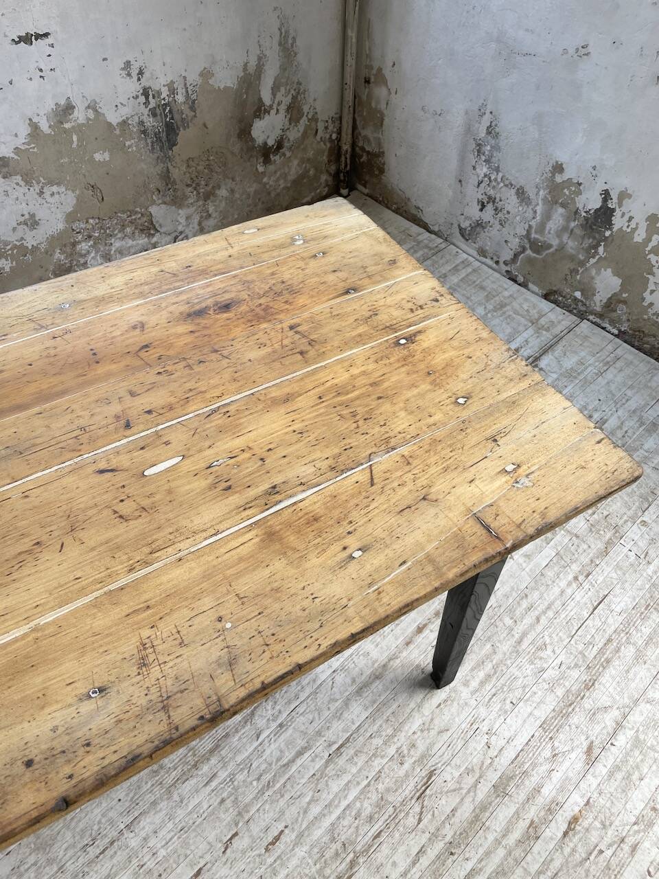 2m pine and oak farmhouse table