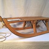 Davos vintage sled in solid beech - 60s/70s