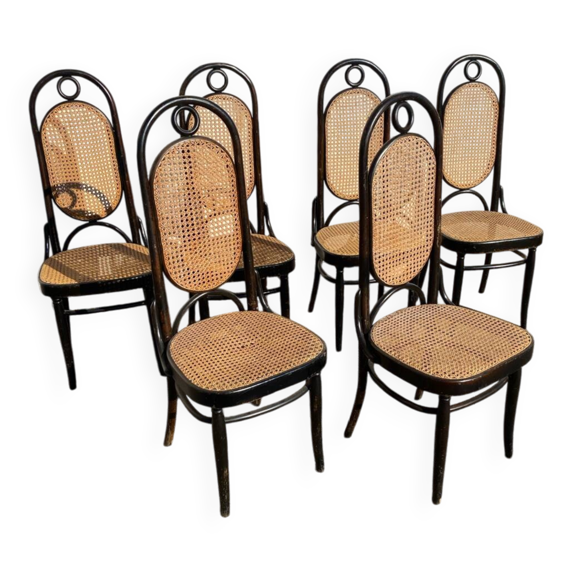 Set of 6 Salvatore Leone chairs