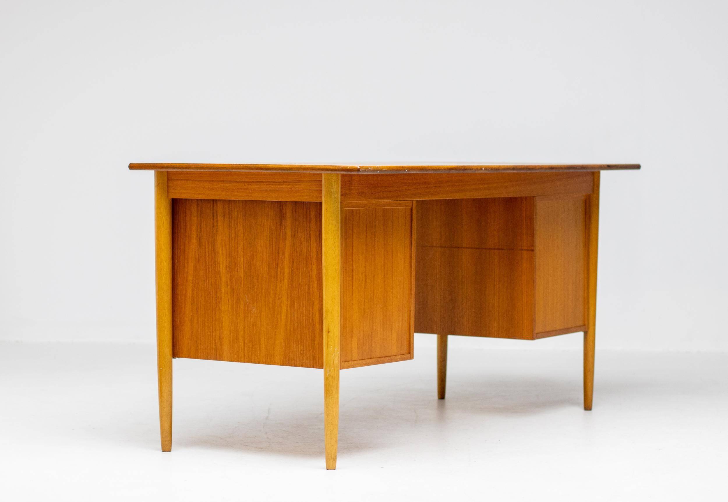 H.P. Danish modern bureau in teak