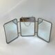 Vintage barber tryptic mirror