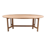 Dining table in cerused pine. Olle Pira. Sweden 1960s