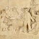 Bas-Relief Painting in Petrified Limestone, signed CF.Becker – Late 19th century