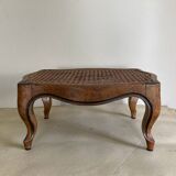 Cane footrest in walnut, 19th century