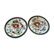 Duo of plates Boch la Louvière model Argenteuil 60'