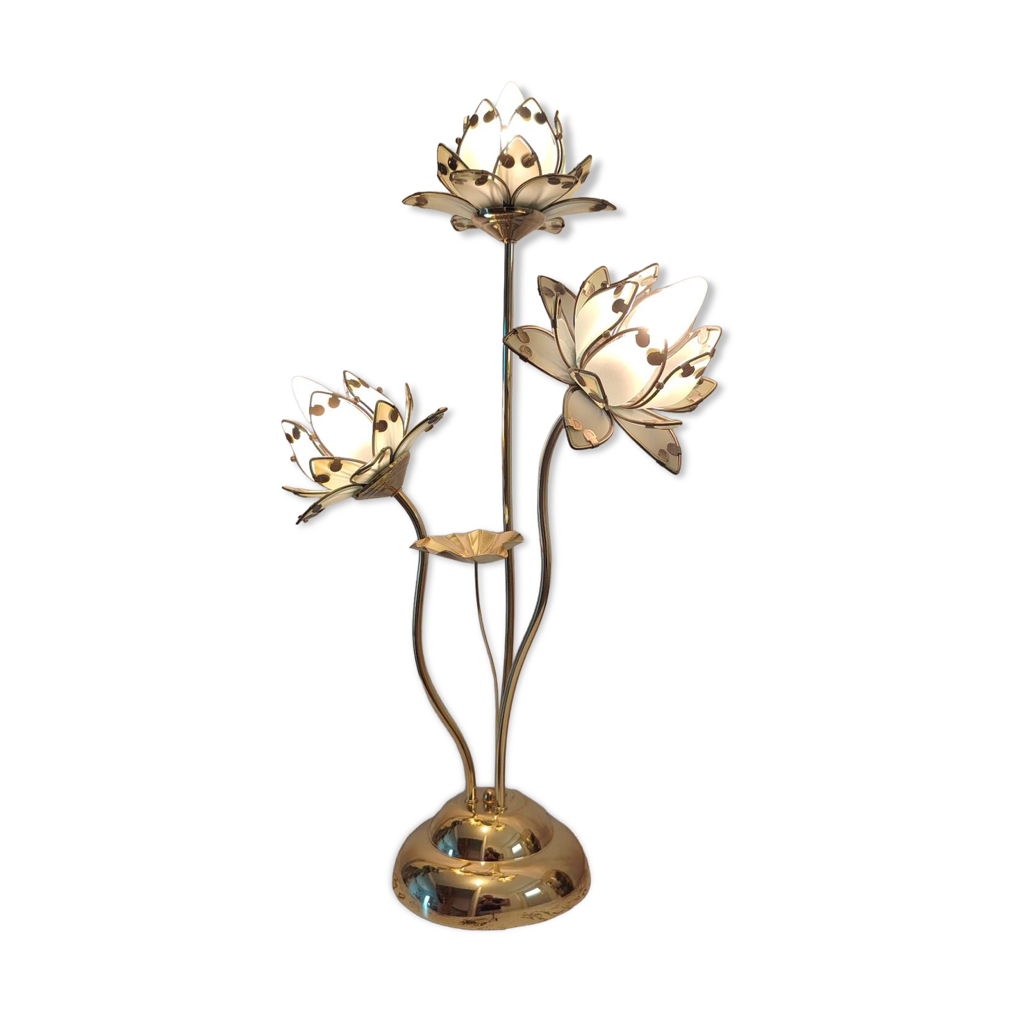 Vintage lotus lamp 1980