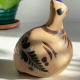 Bird handmade stoneware mexico vintage