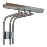 Vintage wall light 20581, chrome metal, by Verre Lumière Studio France 1978