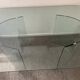 Vintage Sica Italy dining table in tempered glass