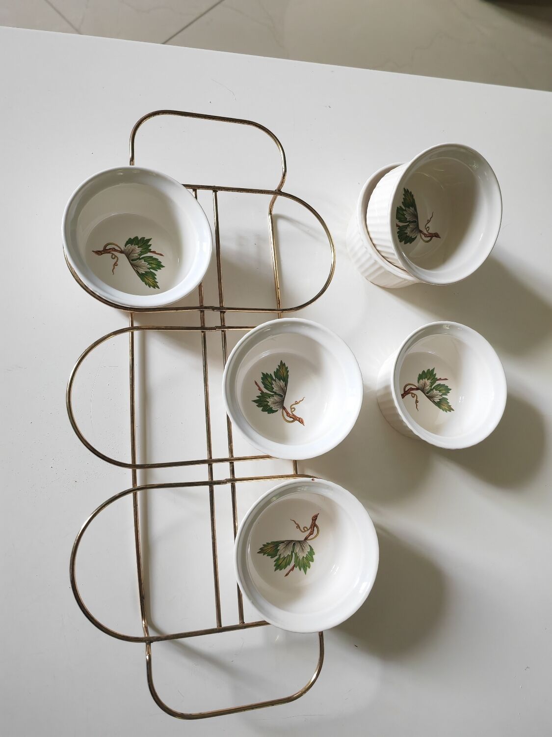 Ramekins Villeroy and Boch with their servant