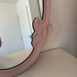 Miroir ovale style Art Nouveau