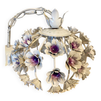 Lampe décoration fleurs