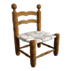 Brutalist chair attributed to Charles Dudouyt, 1940s