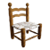 Brutalist chair attributed to Charles Dudouyt, 1940s