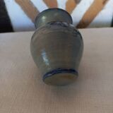 Petit vase terre grise 1970