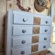 Art Deco chest of drawers with mustache feet
