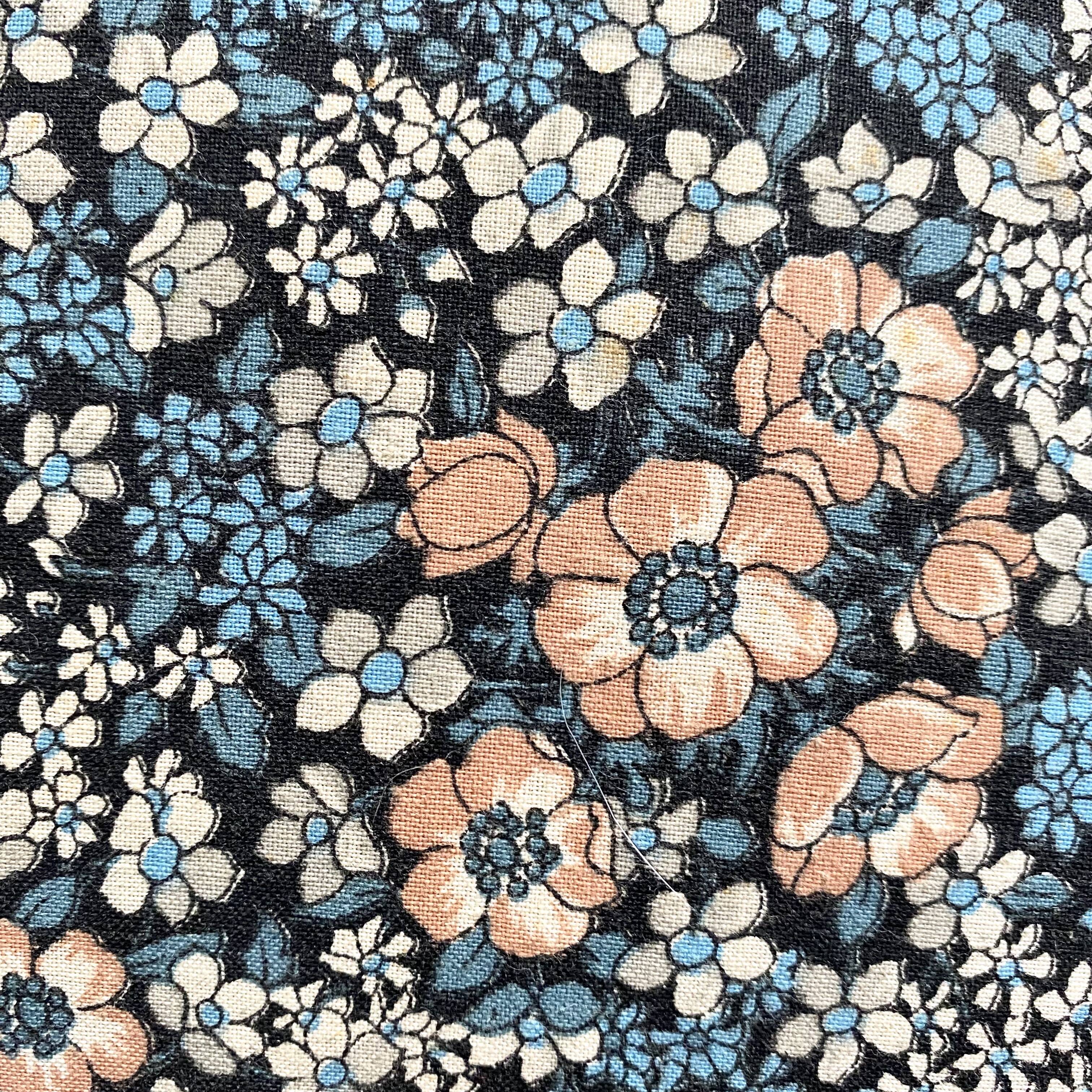 2 vintage floral cushions