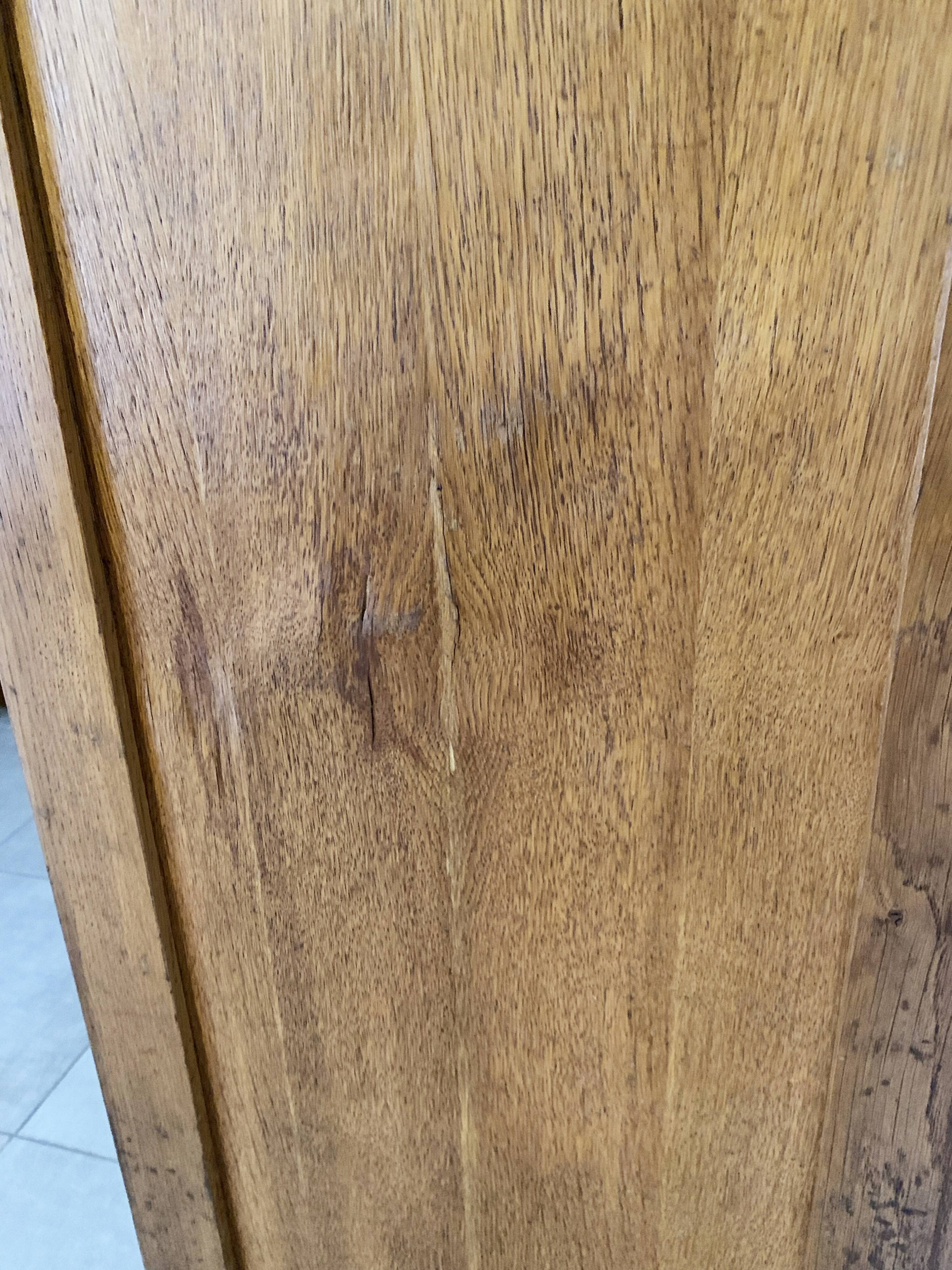 Vintage secretary of the 50s in oak