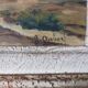 Gaston Aubert Oil on canvas XXth landscape