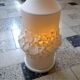 Large bisque porcelain table lamps from Kaiser, Germany 1960s, Set of 2