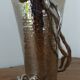 Vase en métal signé aram