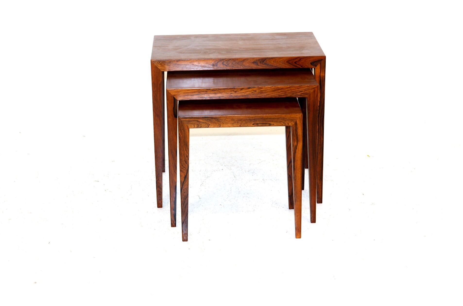 Rosewood trundle table, Severin Hansen, Denmark, 1960