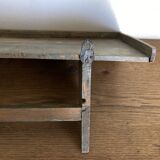 Hudson Farmhouse Folk Art Country Shelf Original Gray Patina