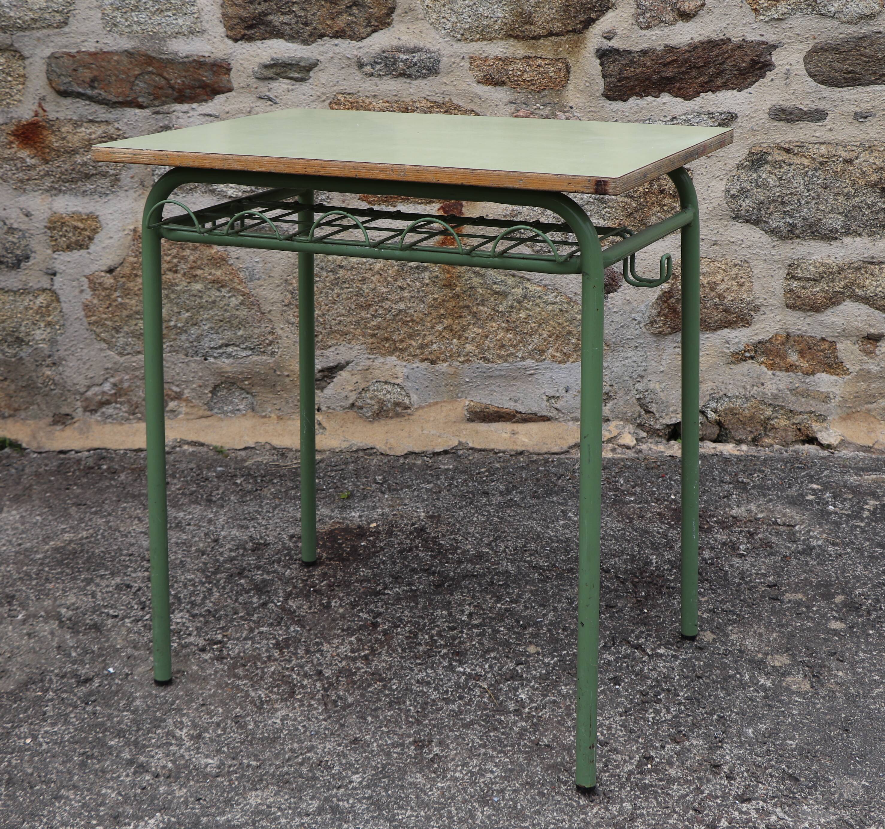 Italian vintage school desk and chair