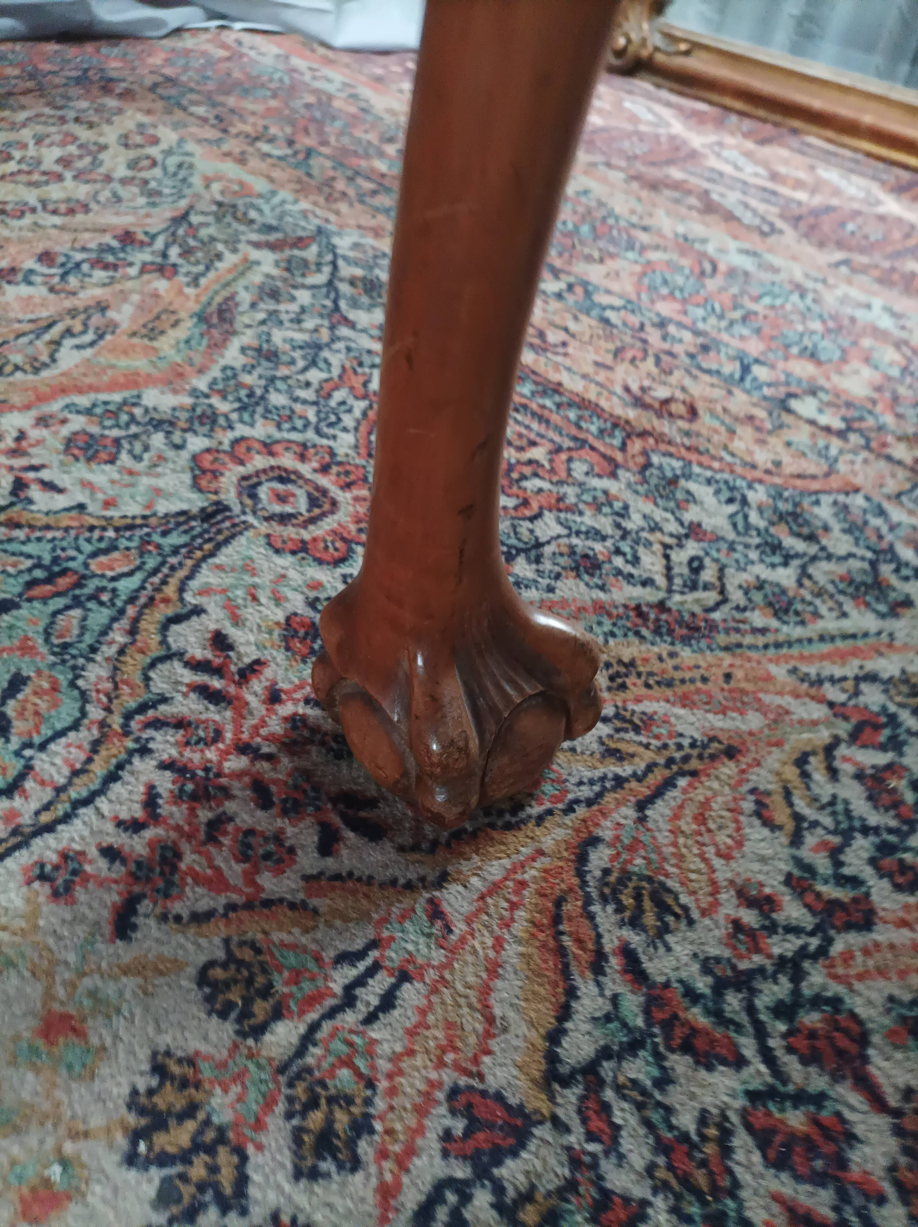 Mahogany Chippendale table Maison Jellinek Paris