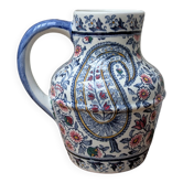 Small jug Gien model Cachemire H13cm