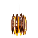 Rare copper “Kastor” pendel by Jo Hammerborg for Fog &