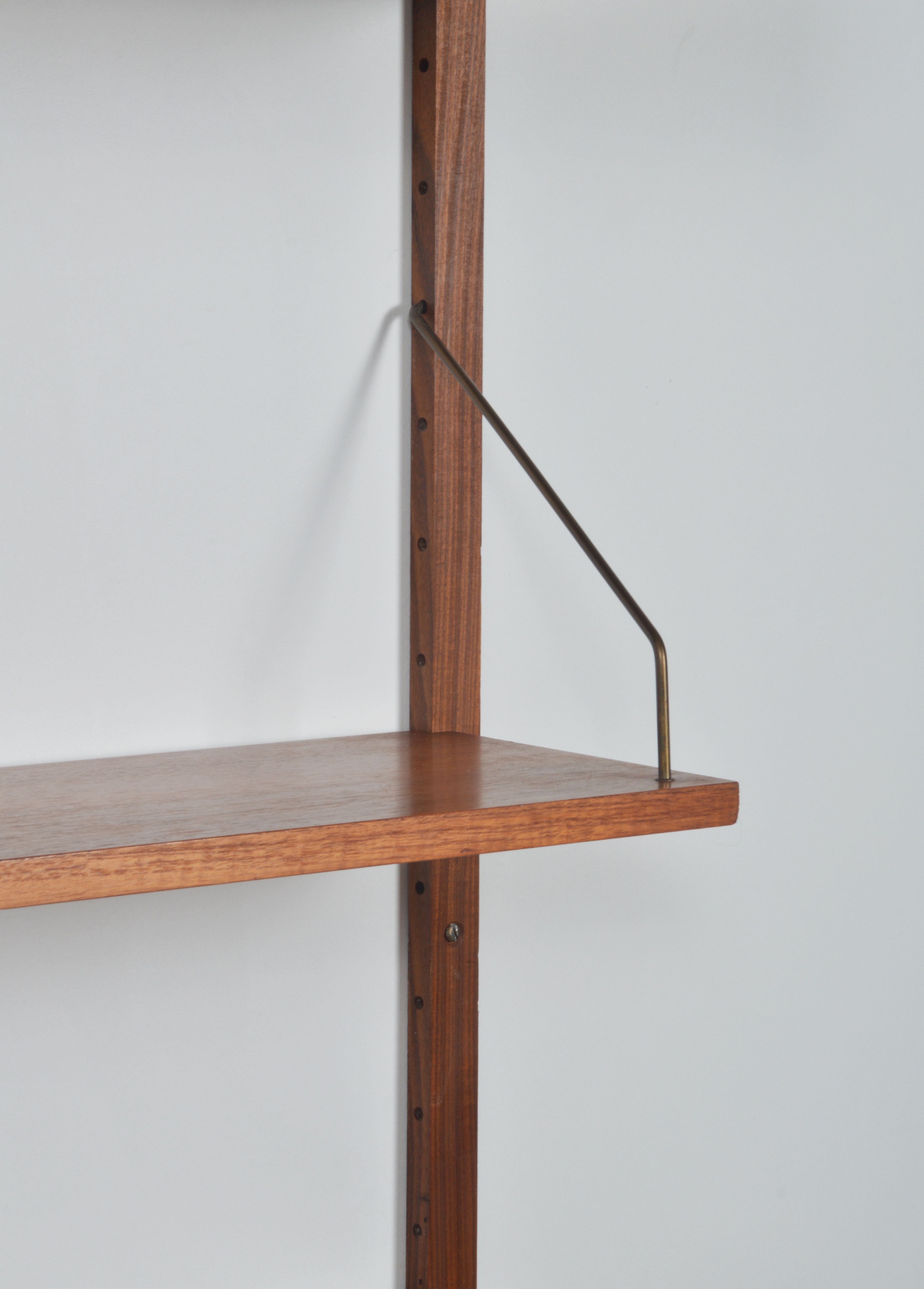 Danish wall rack 'PS-system' designed by Preben Sørensen, 1960s