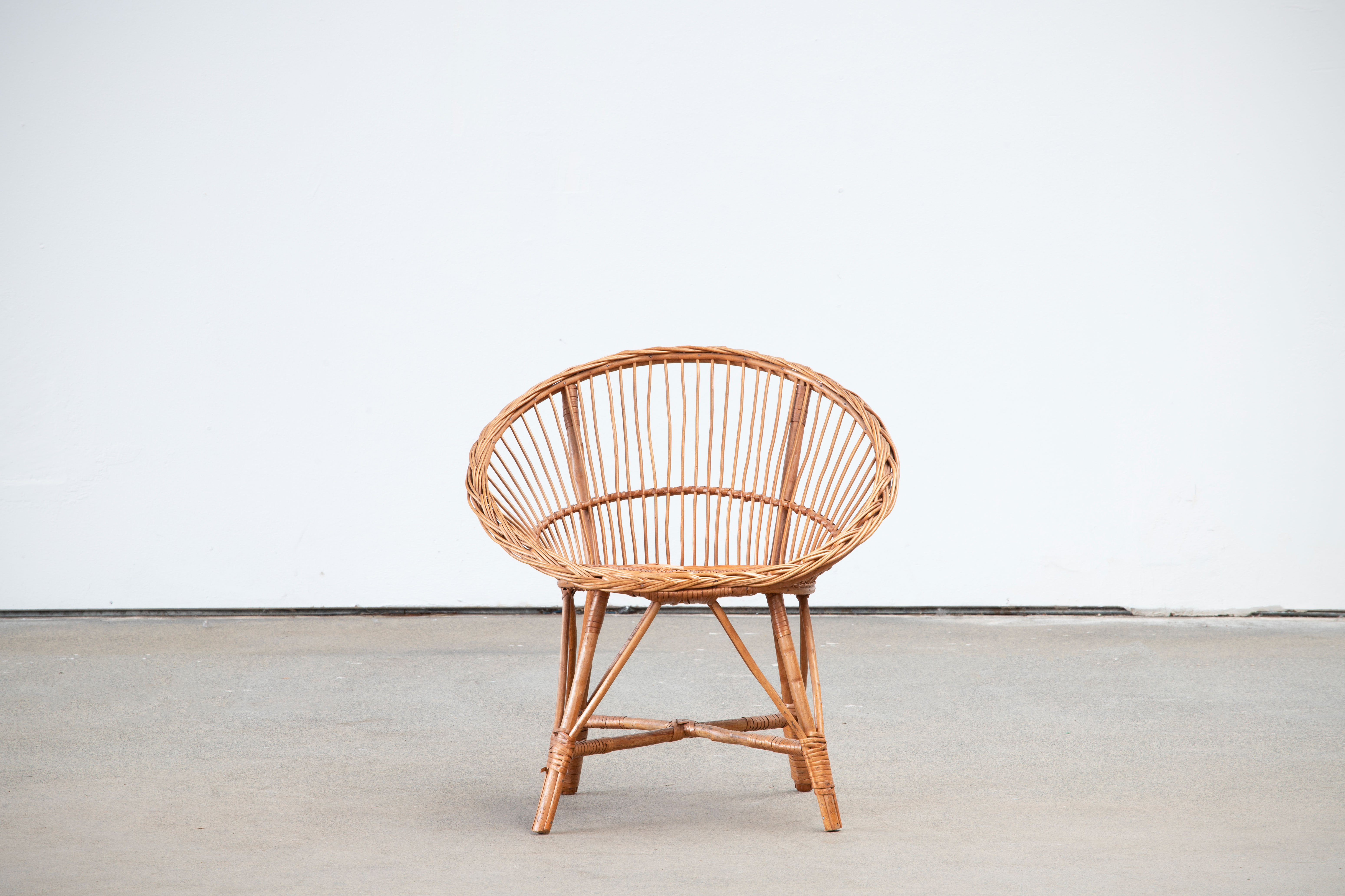 Vintage 1960's rattan chair