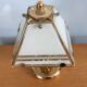 Vintage brass and glass lamp from the 70s