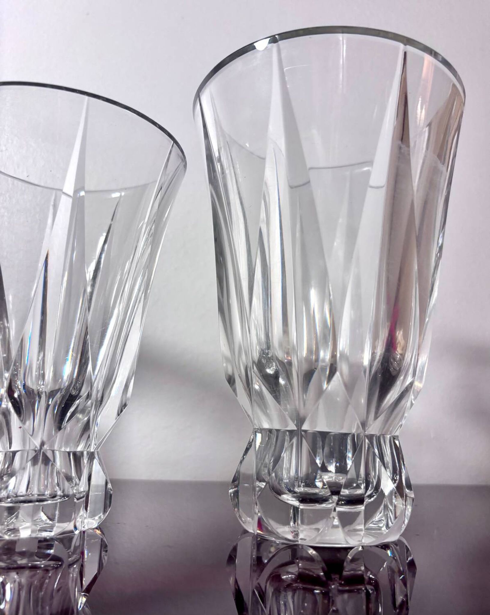 Collection of 5 Vases Saint Louis