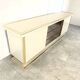 Buffet vintage en laiton et laque, 1970