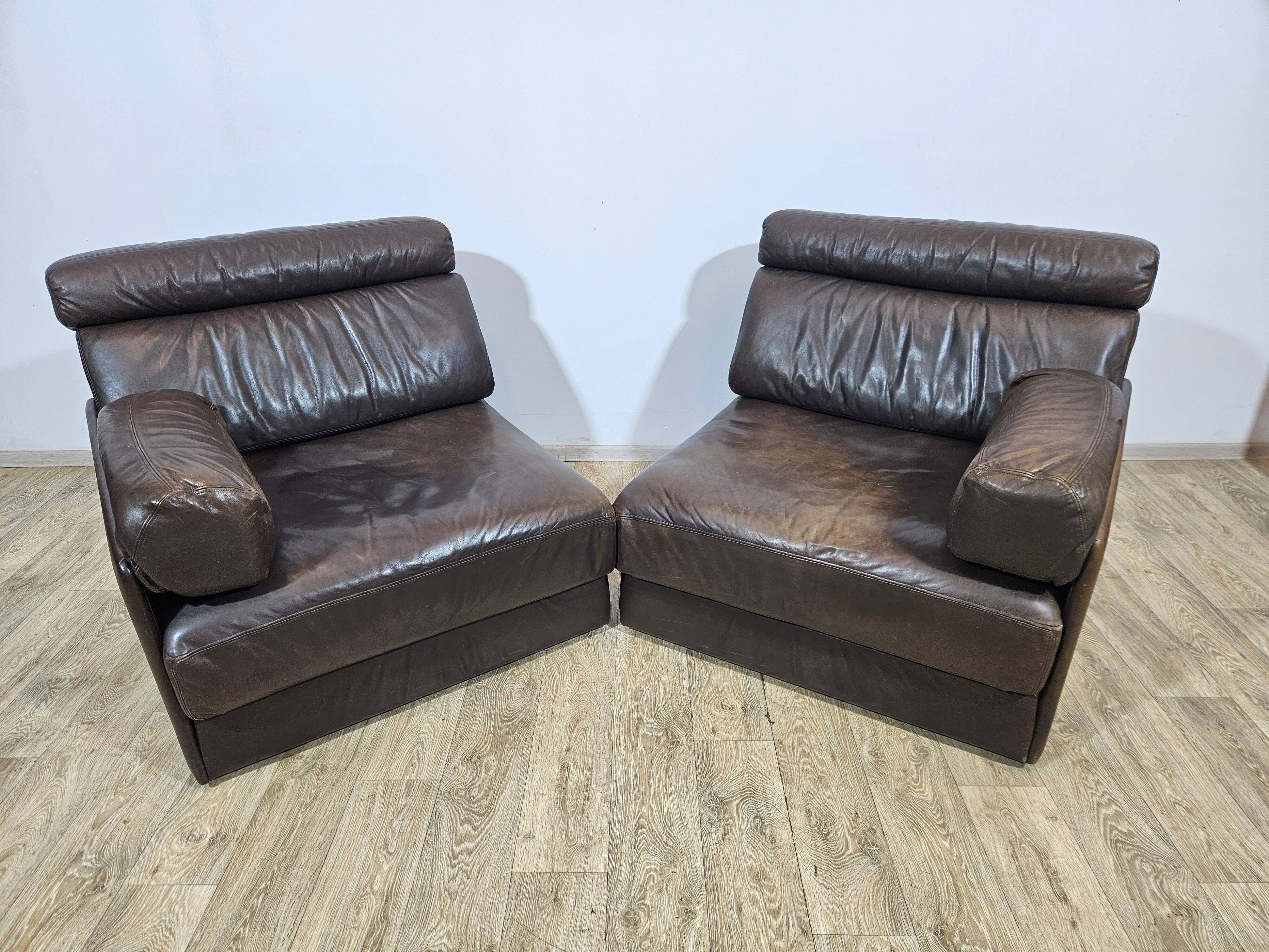 De Sede DS76 sofa, Switzerland, 1970s.