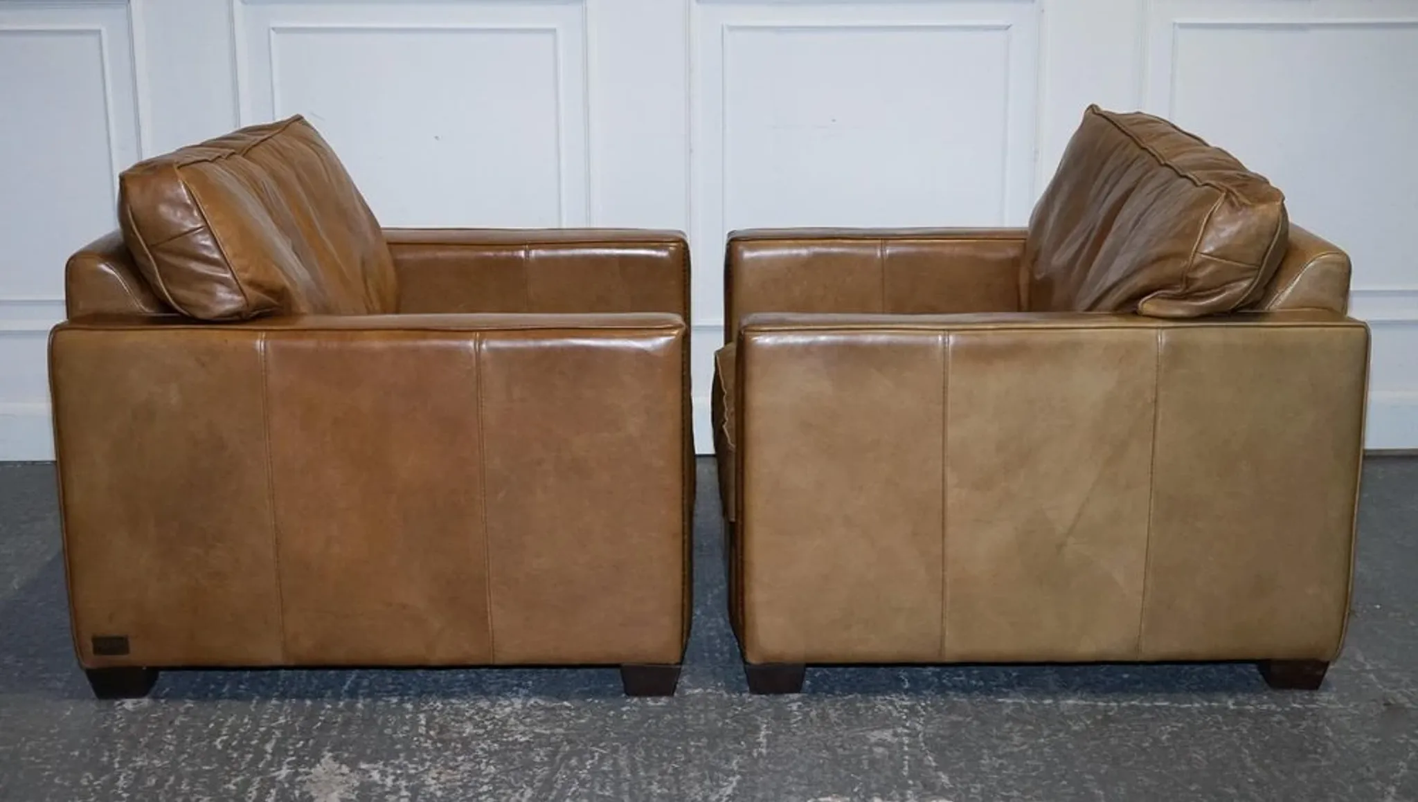 Leather Armchairs Tanned by Timothy Oulton Viscount