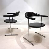 Set of 2 Kaufeld Airport 037 chairs by Geoffrey Harcourt, 1960