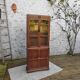 Oak display cabinet bookcase