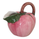 Pichet en céramique forme Pêche ou Tomate / rose
