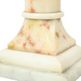 Set of 2 Decorative Marble Pillars Columns Classic 35cm