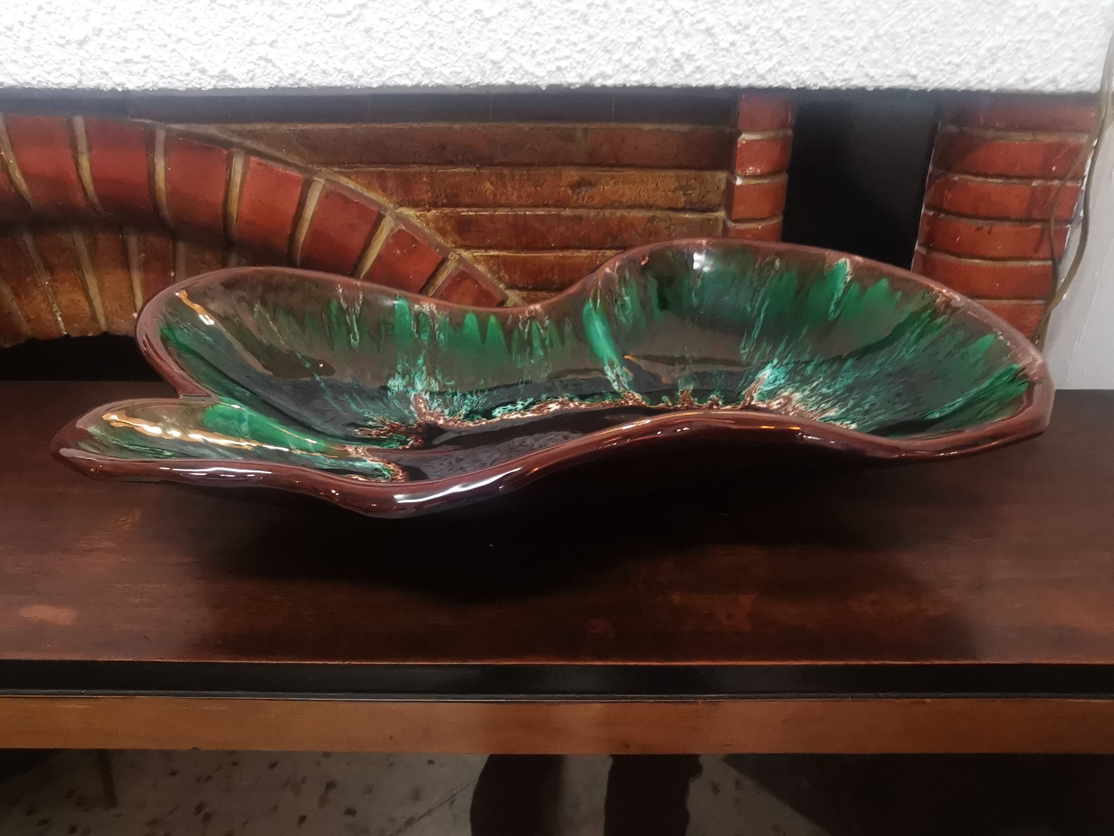 Ceramic centerpiece Vallauris mid century