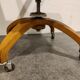 Chaise de bureau inclinable vintage Decoene, années 1950
