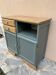 Buffet base Mado renovated green Galane and wood