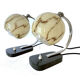 Pair of bauhaus art deco lamps 30s