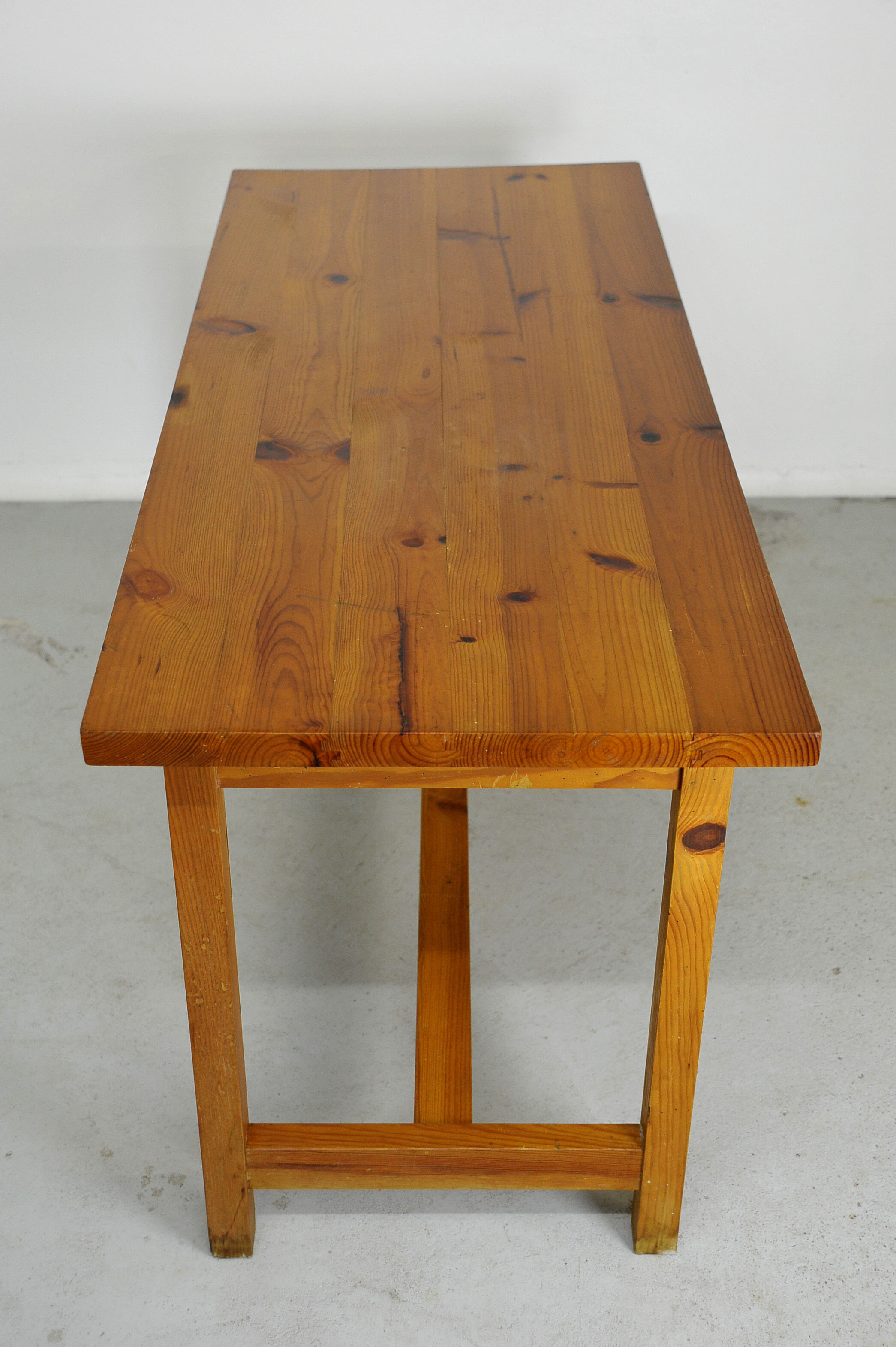 Solid pine table 1970s