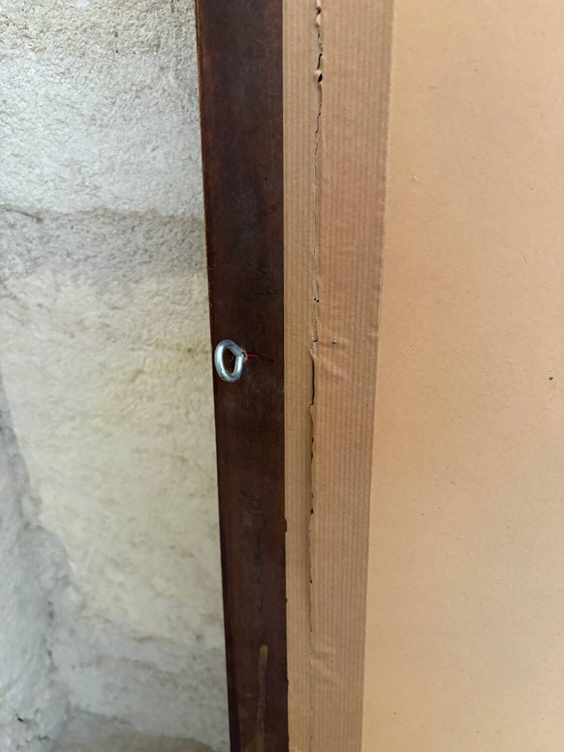 Antique gilded mirror